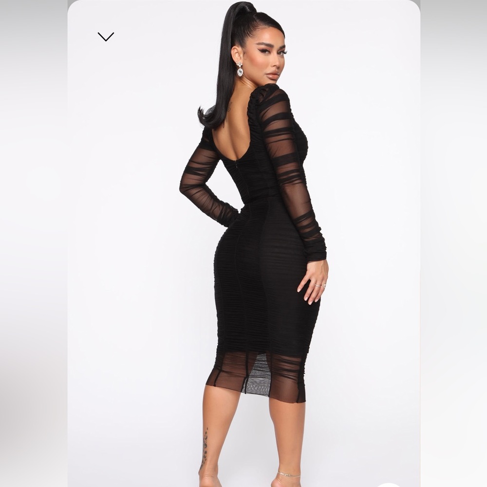 Ruched Midi Dress